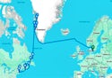 Route of the Vikings: Greenland to Newfoundland