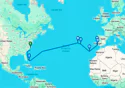 15-DAY TRANSATLANTIC FROM JACKSONVILLE TO LISBON: FUNCHAL & PONTA DELGADA
