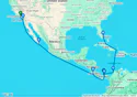 Los Angeles,San Diego,Cabo San Lucas,Puntarenas,BLB-Panam Canal,CTB-Panama