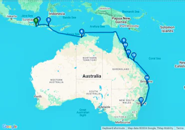 Coral Coasts To Opera House