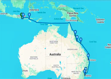 Komodo & The Australian Coast