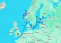 An Extended Journey from Fjordlands to Storied Cities