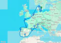 Denmark, Germany, Netherlands, France, Spain, Portugal, Italy