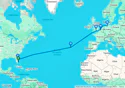 Fort Lauderdale to Hamburg - H707A