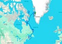 Wilderness From Greenland To The East Coast Of Canada