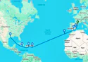 17-DAY TRANSATLANTIC FROM BARCELONA TO GALVESTON: JAMAICA & SPAIN
