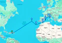 17-DAY TRANSATLANTIC FROM SAN JUAN TO ROME: ITALY, FRANCE & SPAIN