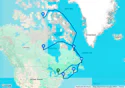 Hudson Bay & the Canadian Arctic to New York