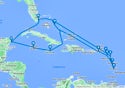 18-DAY EASTERN & WESTERN CARIBBEAN: LEEWARD ISLANDS & MEXICO