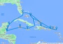 18-DAY WESTERN & EASTERN CARIBBEAN: MEXICO & SAN JUAN - K620A