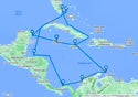 United States, Bahamas, Mexico, Cayman Islands, Jamaica, Aruba, Colombia, Panama, Honduras
