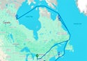 Hudson Bay & the Canadian Arctic to New York