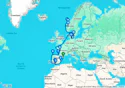 Barcelona,Alicante,Gibraltar,Cadiz,La Coruna,Bilbao,La
