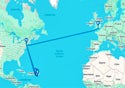 Transatlantic Crossing And Caribbean Celebration Cruise - M601A