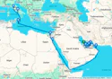 Doha,Dubai,Dubai,Dubai,Abu Dhabi,Sir Bani Yas,Muscat,Safaga,Suez Canal South,Suez Canal