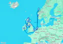21-DAY BRITISH ISLES & NORWEGIAN FJORDS COLLECTORS' VOYAGE - J654A