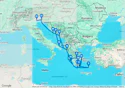 21-DAY ADRIATIC COASTS, GRECIAN GEMS & DALMATIAN DELIGHTS - 6656B