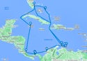 21-DAY SOUTHERN CARIBBEAN & PANAMA CANAL: ABC ISLANDS - Y614A