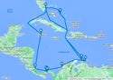 21-DAY SOUTHERN CARIBBEAN & PANAMA CANAL: ABC ISLANDS - Y582A