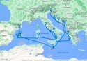 Italy, Spain and Adriatic Cruise - V616E