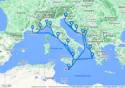 Greece, Adriatic and Western Mediterranean Cruise - V613B