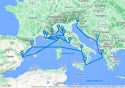 Adriatic and Western Mediterranean Cruise - V614B