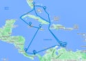 21-DAY PANAMA CANAL & SOUTHERN CARIBBEAN: ABC ISLANDS - Y611A