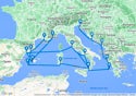 Adriatic and Western Mediterranean Cruise - V616B