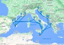 Adriatic and Western Mediterranean Cruise - V615B