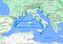 Adriatic and Western Mediterranean Cruise - V615E
