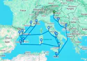 Adriatic and Western Mediterranean Cruise - V615E