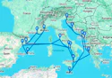 Adriatic and Western Mediterranean Cruise - V615B