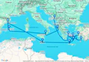 21-DAY ULTIMATE MEDITERRANEAN SPLENDOR COLLECTORS' VOYAGE - O634B