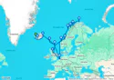 21-DAY NORTHERN FJORDS & ARCTIC CIRCLE COLLECTORS' VOYAGE - Y659A