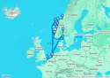 21-DAY FJORDS OF NORWAY COLLECTORS' VOYAGE - J658A