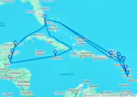 21-DAY EASTERN & WESTERN CARIBBEAN: LEEWARD ISLANDS & MEXICO - Y674A