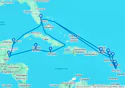 21-DAY WESTERN & EASTERN CARIBBEAN: MEXICO & LEEWARD ISLANDS - Y722A
