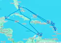 21-DAY EASTERN & WESTERN CARIBBEAN: LEEWARD ISLANDS & MEXICO - U679A
