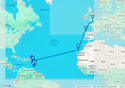 Caribbean Transatlantic Cruise - K705B