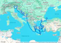 22-DAY MEDITERRANEAN MOSAIC: GREEK ISLES, EPHESUS & CROATIA - 8744B