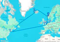 Roundtrip Transatlantic Crossing - M618B