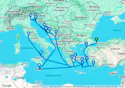 23-DAY MEDITERRANEAN MOSAIC: TURKEY, GREECE, CROATIA & ITALY - 8745B