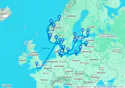Denmark, Norway & Sweden Combination Cruise: Copenhagen, Trondheim & Stockholm