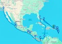 26-DAY PANAMA CANAL & EASTERN CARIBBEAN - K626B