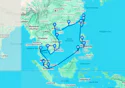 28-DAY FAR EAST & PHILIPPINES HOLIDAY COLLECTORS' VOYAGE - N771A