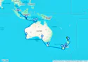 Australia, New Zealand & Indonesia - 6704A