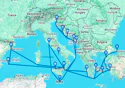 Mediterranean, Adriatic, Greece and Turkiye - Q711C