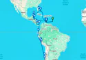 Caribbean, Central America & Peru Cruise: Aruba, Miami & Panama Canal