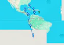 Caribbean, Central America & Peru Combination Cruise: Aruba, Miami & Panama Canal