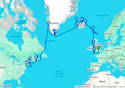 Portsmouth To New York Transatlantic Combination Cruise